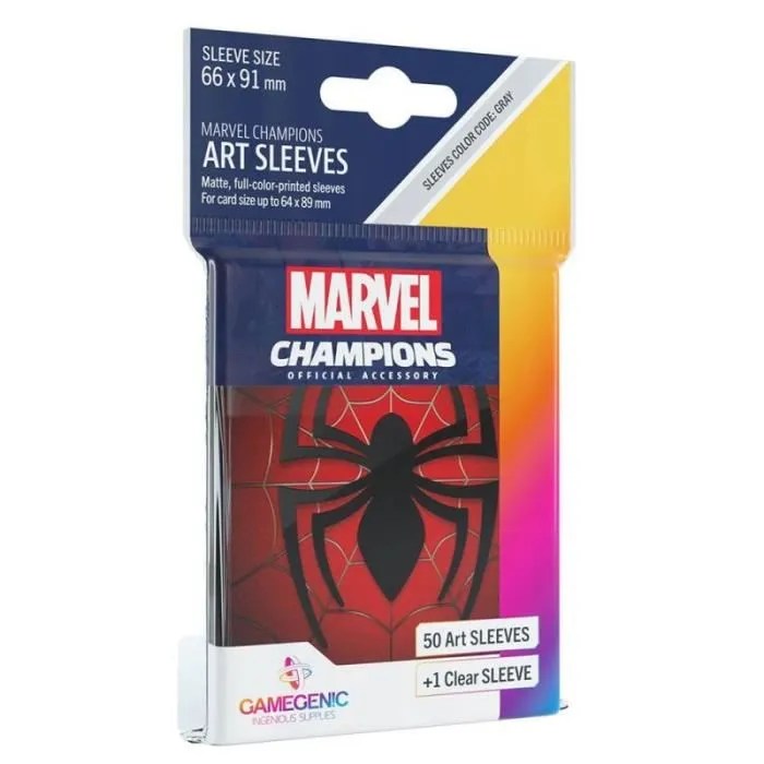 protège cartes marvel champions spider man