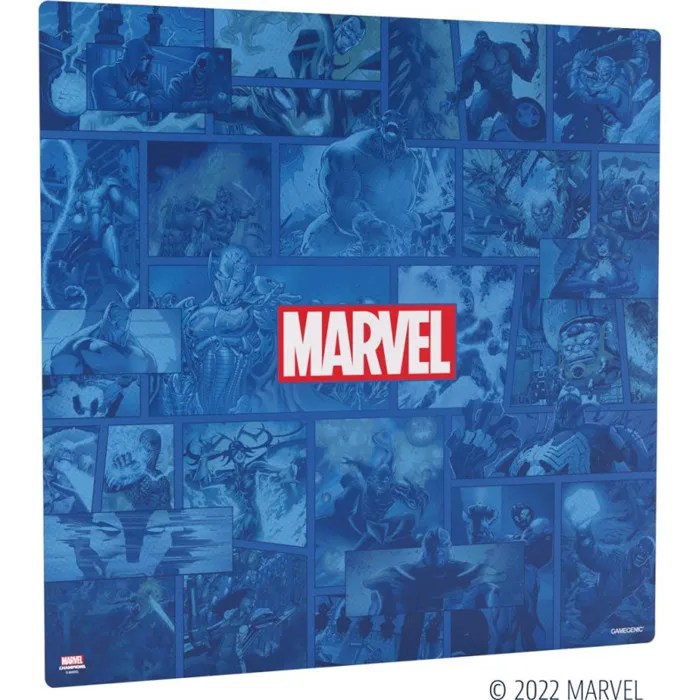 tapis de jeu marvel champions bleu