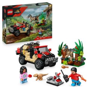 LEGO® Jurassic World 76972 Le vélociraptor et l'évasion en 4x4