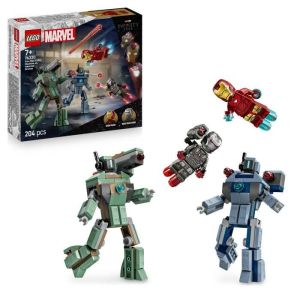 LEGO® Marvel 76320 Iron Man et War Machine contre les drones de Hammer