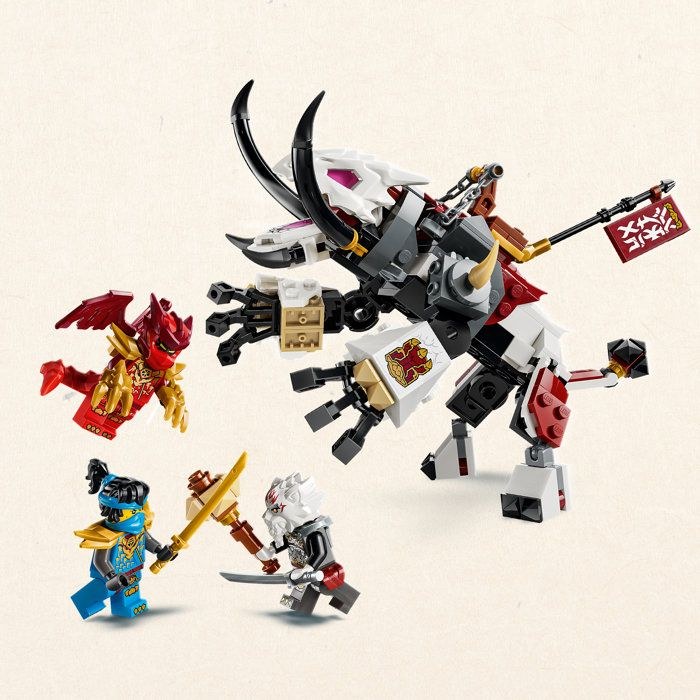 LEGO NINJAGO 71863 Zilvar et Grimtak la bête draconique