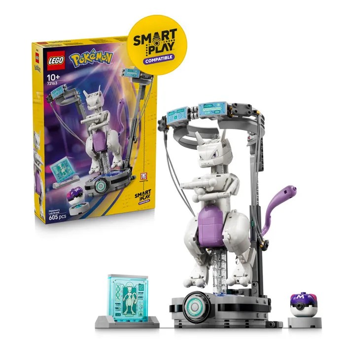 LEGO Pokémon 72163 SMART Play™ - Mewtwo, Évasion du labo