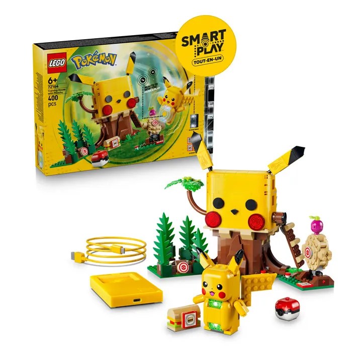 LEGO Pokémon 72164 SMART Play™ - Pikachu, Cabane d'entraînement