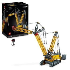 LEGO® Technic 42146 La Grue sur Chenilles Liebherr LR 13000, Maquette Engin de Chantier Télécommandé, pour Adu