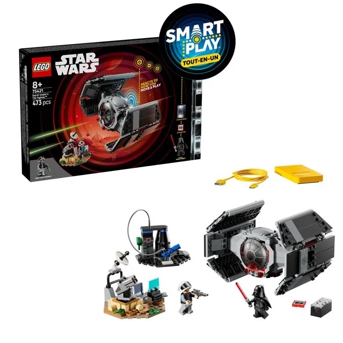 LEGO Star Wars 75421 SMART Play : le TIE Fighter de Dark Vador