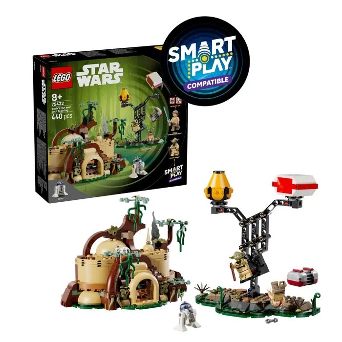 LEGO 75422 Star Wars SMART Play : Hutte de Yoda et l’Entraînement Jedi