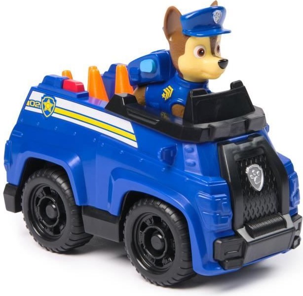 Véhicule de police de Chase avec sa figurine, Pat' Patrouille