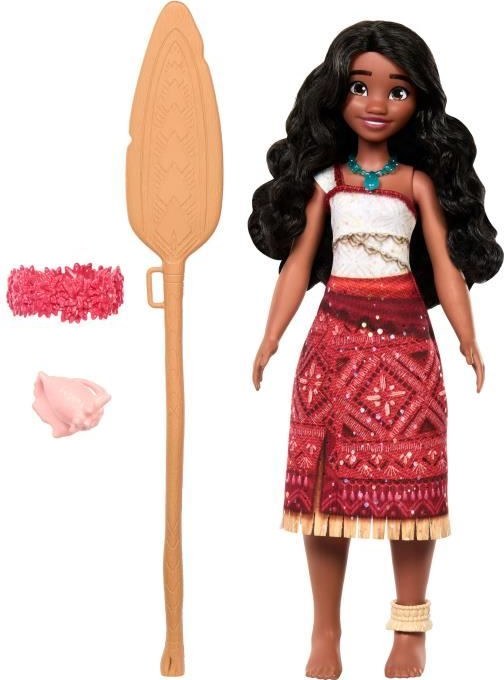 Poupée Vaiana 2 chantante de Mattel avec sa couronne de fleurs