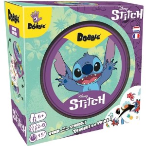 Jeu de société - ASMODEE - Dobble Stitch - 55 cartes rondes - À partir de 6 ans - Mixte